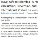 TRAVEL SAFE TO COLOMBIA EBOOK